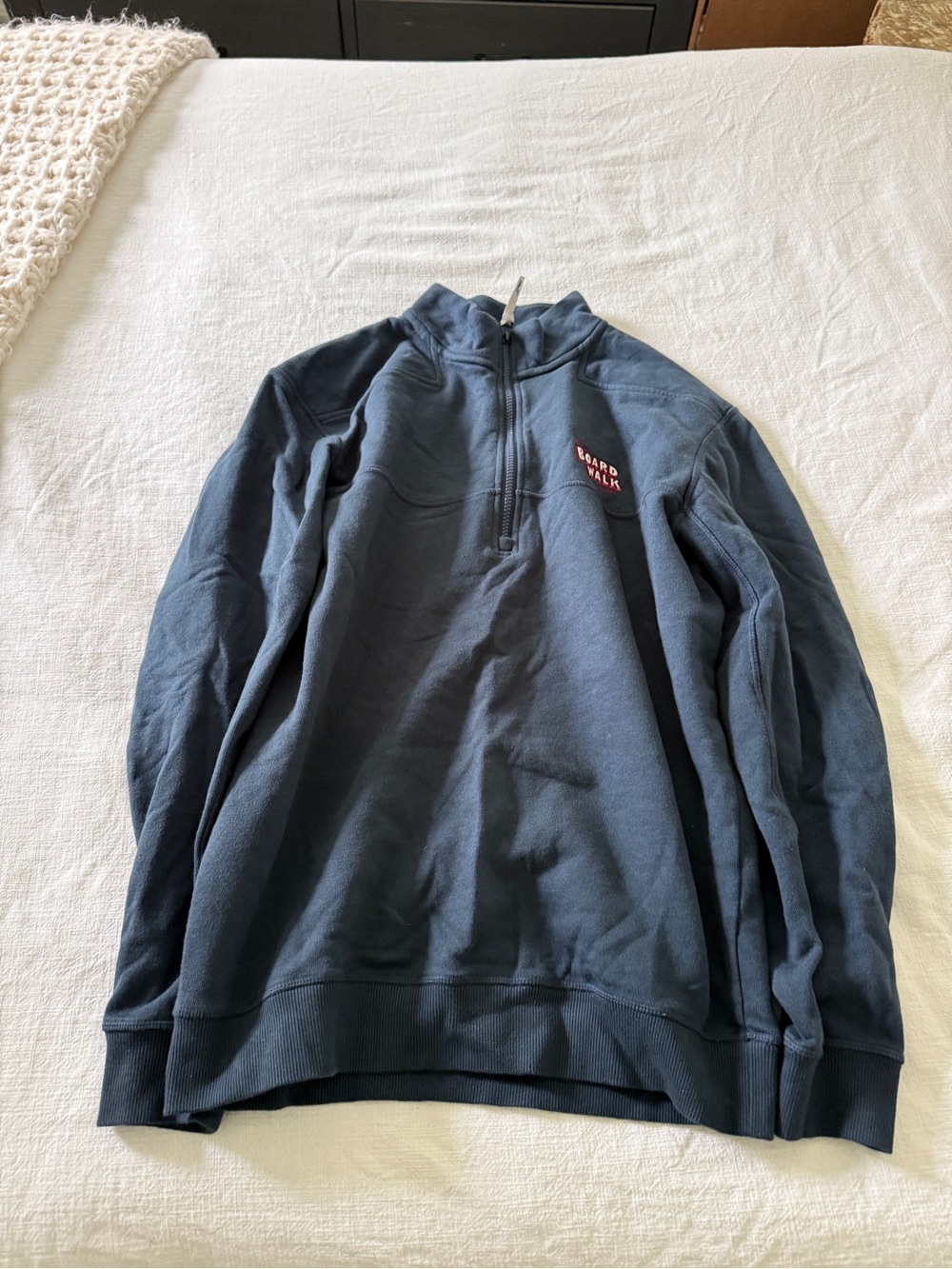 Disney Navy Quarter-Zip Pullover Sweater Vineyard Vines